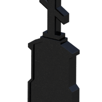 Памятник из гранита фигурный форма №29